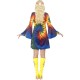 Disfraz de Mujer Hippie con Tinte Desigual