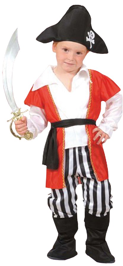 maratón fórmula progenie Disfraz de Capitán Pirata Infantil Carnaval