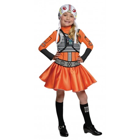 Disfraz de Piloto X-Wing Star Wars para Niña