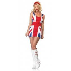 Vestido de la Bandera Británica (Disfraz de Spice Girls)