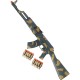 Rifle Ak47 Comando Kalashnikov 70cm