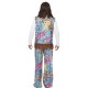 Disfraz De Hippie Groovy Con Traje De Flores