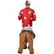 Disfraz Hinchable De Jockey Con Caballo