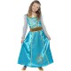 Disfraz De Princesa Medieval Azul Y Dorado Infantil