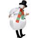 Disfraz de Muñeco de Nieve Hinchable