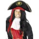 Sombrero De Pirata Negro,  Rojo Y Dorado Sombrero De Pirata Negro,  Rojo Y Dorado